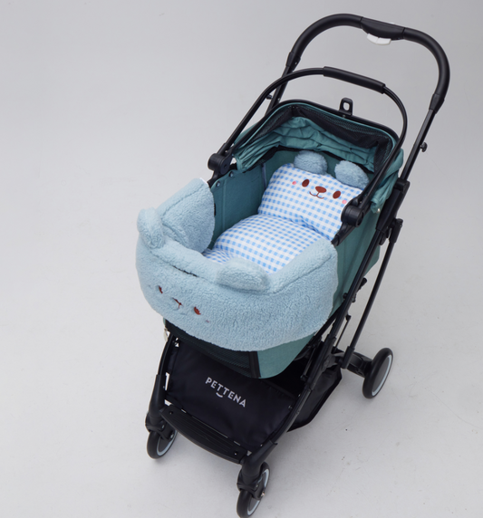 Plush Bear Pet Stroller Bumper Cover
