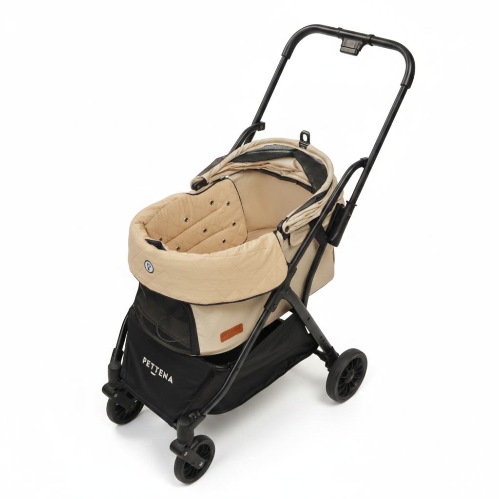 Cooling Pet Stroller Liner with Fan